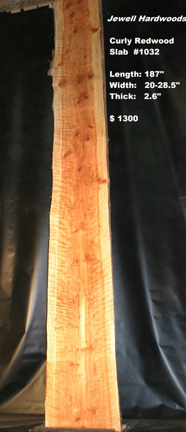 redwood slab